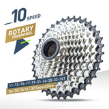 VG Sports 10 tốc độ xe đạp vít tự do bằng thép