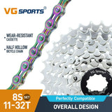 Cassette et chaîne de vélo à 8 vitesses