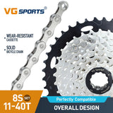 Cassette et chaîne de vélo à 8 vitesses