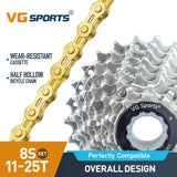 Cassette et chaîne de vélo à 8 vitesses