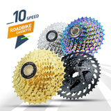 Cassette de bicicleta de acero de 10 velocidades para bicicleta de carretera VG Sports