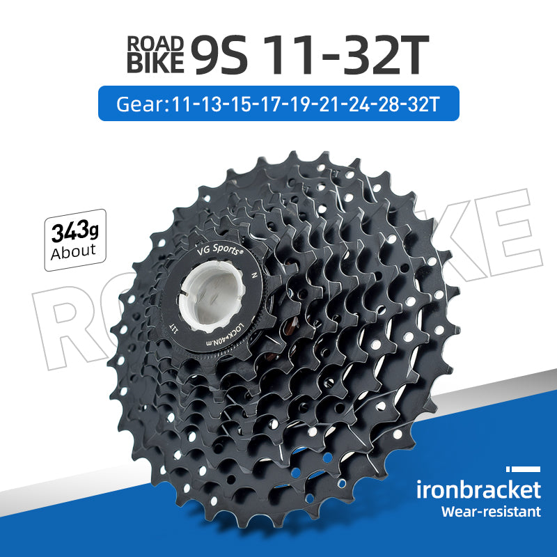 VG Sports Road Bike Xe đạp thép 9 tốc độ