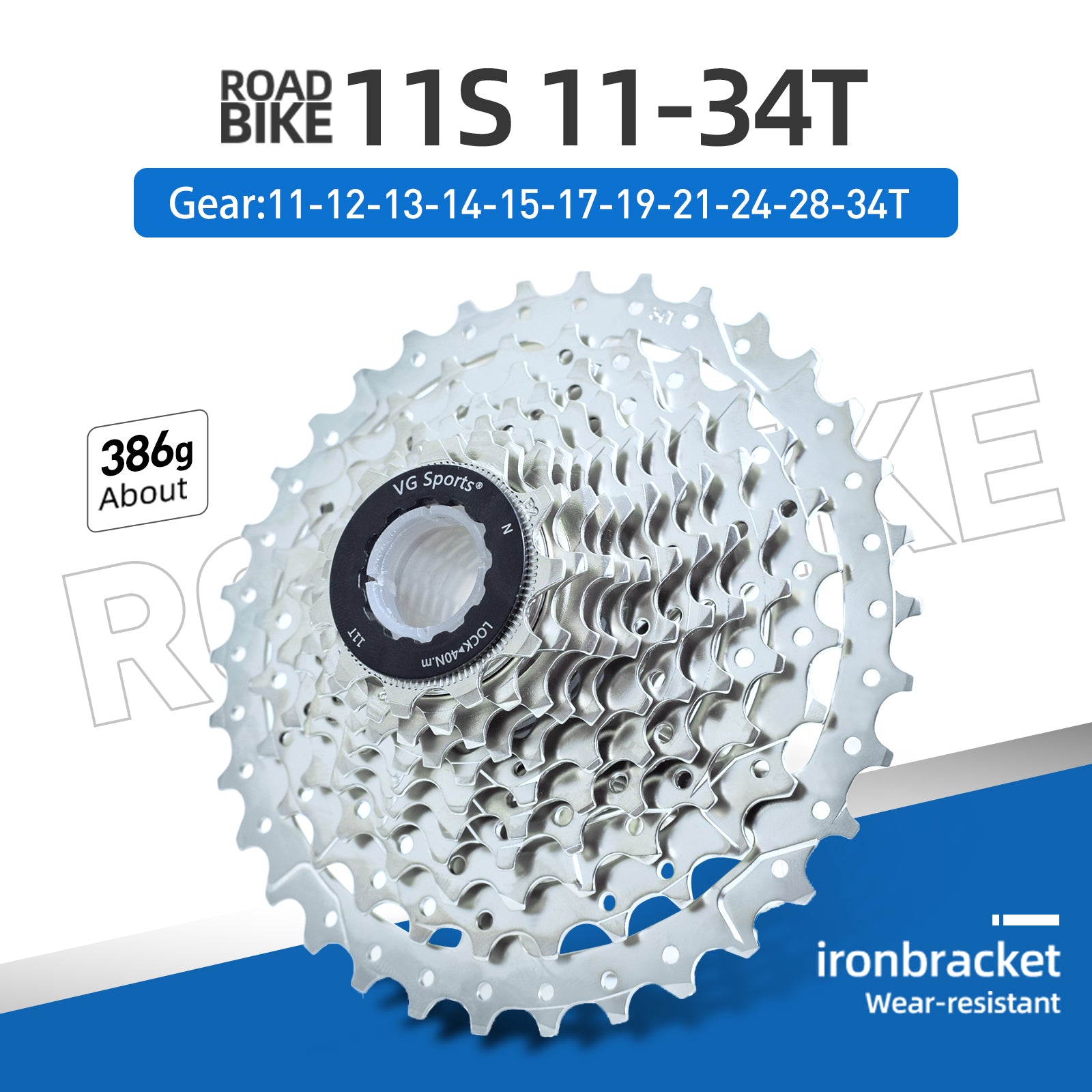 VG Sports Road Bike Xe đạp thép 11 tốc độ