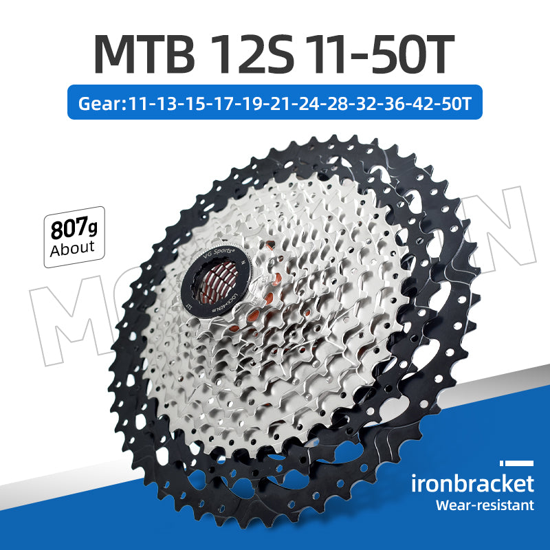 Băng xe đạp thép VG Sports MTB 12 tốc độ 11-50T
