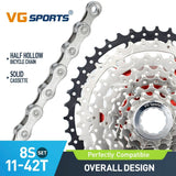 8 Speed Bicycle Cassette And Chain Set