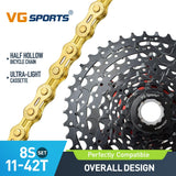 8 Speed Bicycle Cassette And Chain Set