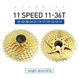 VG Sports Gold 8/9/10/11 Speed ​​Steel Fahrradkassette