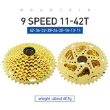 VG Sports Gold 8/9/10/11 Speed ​​Steel Fahrradkassette