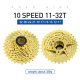 VG Sports Gold 8/9/10/11 Speed Steel Bicycle Cassette