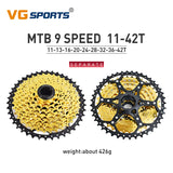VG Sports MTB 8/9/10/11/12 Speed ​​Aluminium Fahrradkassette