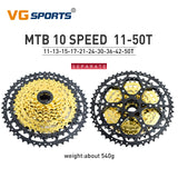 VG Sports MTB 8/9/10/11/12 Speed Aluminum Bicycle Cassette