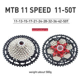 VG Sports MTB 11-fach Aluminiumhalterung Leichte Fahrradkassette