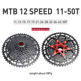 VG Sports MTB 12-fach Aluminiumhalterung Leichte Fahrradkassette