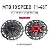 VG Sports MTB 10-fach Aluminiumhalterung Leichte Fahrradkassette