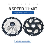 VG Sports MTB 8-Speed Steel Bicycle Cassette