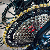 Cadena de bicicleta de 9/10/11/12 velocidades de titanio chapado en VG Sports