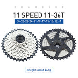 VG Sports Silver 8/9/10/11/12 Speed ​​Steel Fahrradkassette